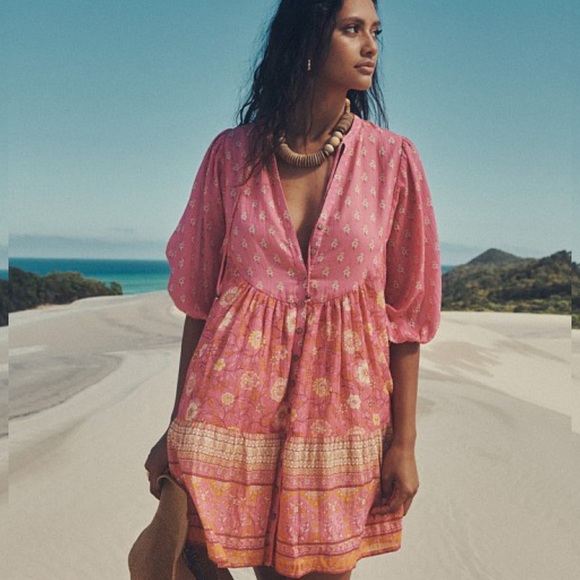 Spell & The Gypsy Utopia Tunic Mini Dress - Picture 4 of 14